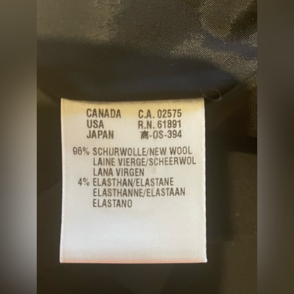 Escada Germany Thin Wool pencil long skirt side slit black size 34 EU / 2 US - Picture 9 of 15